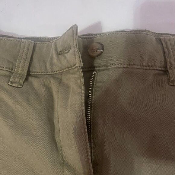 NWT Olive Green Chinos Khaki Straight Leg Pants Women's Size US 8‎ - Picture 7 of 14